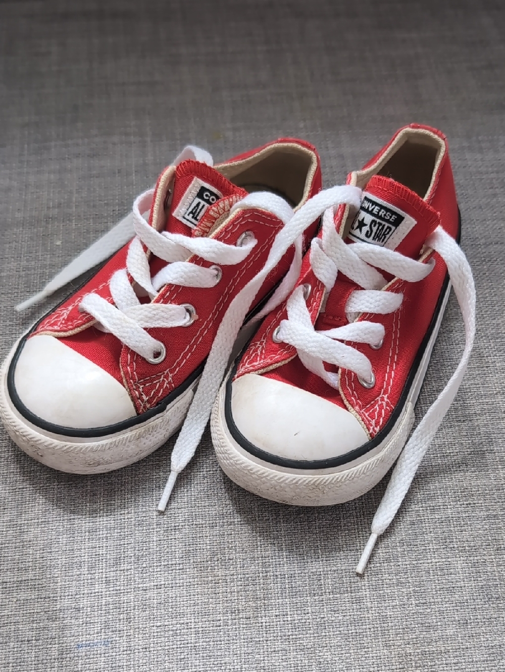 Toddler Red Converse, Size 7